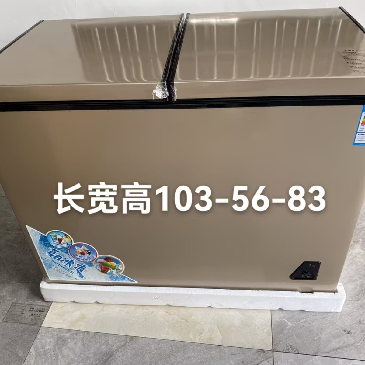 double door solar fridge